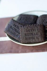 Homemade bourbon biscuits